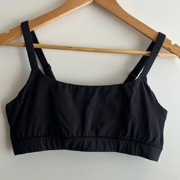 Skims Fits Everybody Scoopneck Bralette Onyx Black 2X - Picture 7 of 11